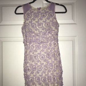 Purple shirt lace dress. Size small